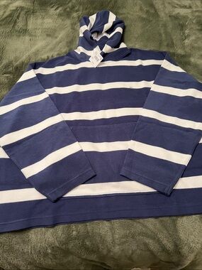 New Mens XXL AMERICAN EAGLE OUTFITTERS French Terry Oversized fit Baja hoodie.